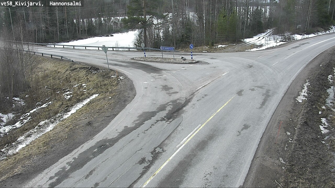 Kelikamerat Kuva Tie 58 Kivijärvi, Hannonsalmi, Kivijärvi, Keski-Suomi