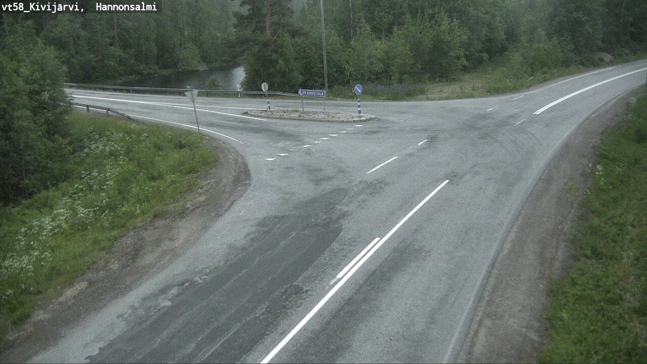 Kelikamerat Kuva Tie 58 Kivijärvi, Hannonsalmi, Kivijärvi, Keski-Suomi