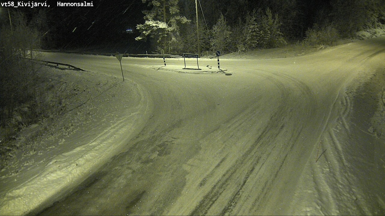 Kelikamerat Kuva Tie 58 Kivijärvi, Hannonsalmi, Kivijärvi, Keski-Suomi