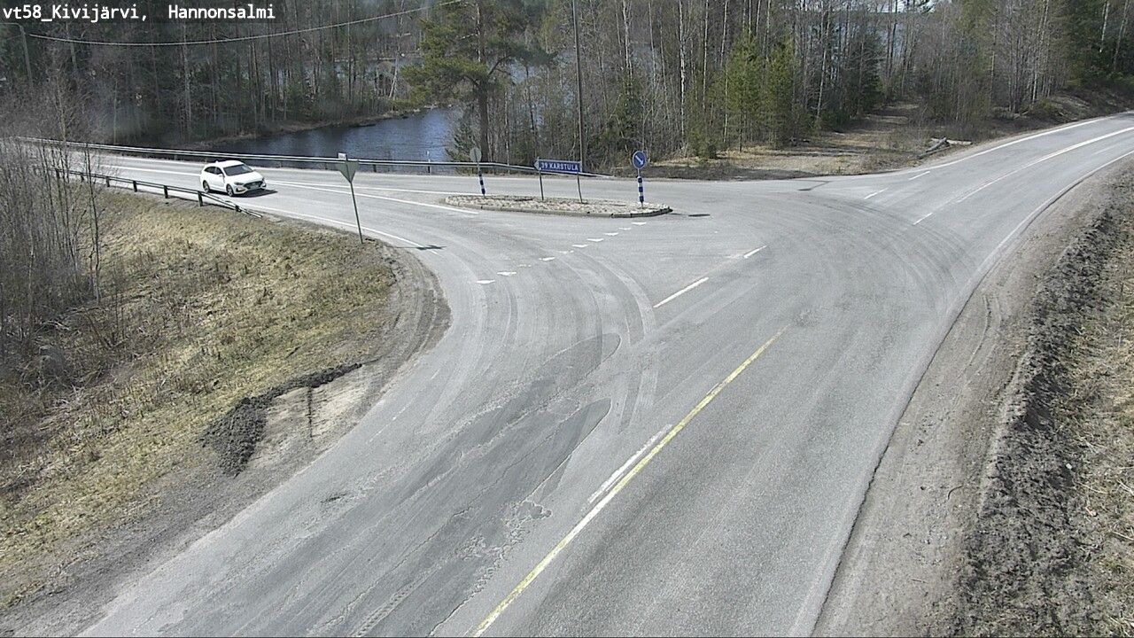 Weather Camera Image Väg 58 Kivijärvi, Hannonsalmi, Kivijärvi, Keski-Suomi