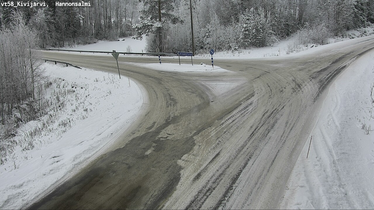 Kelikamerat Kuva Tie 58 Kivijärvi, Hannonsalmi, Kivijärvi, Keski-Suomi