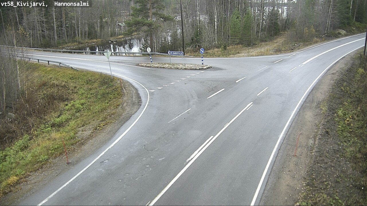 Weather Camera Image Väg 58 Kivijärvi, Hannonsalmi, Kivijärvi, Keski-Suomi
