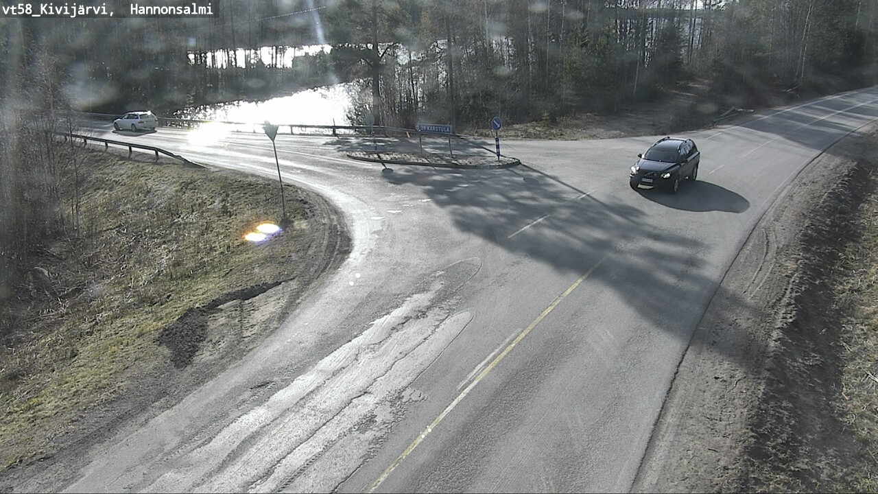 Weather Camera Image Väg 58 Kivijärvi, Hannonsalmi, Kivijärvi, Keski-Suomi