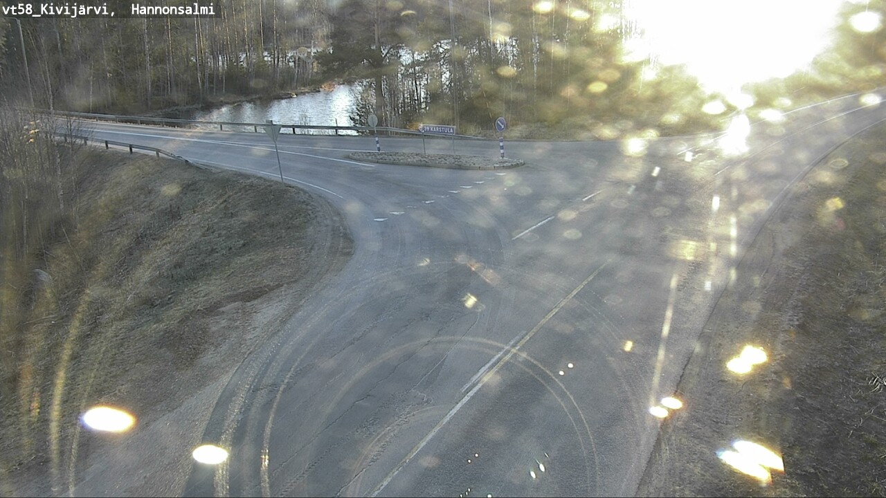 Weather Camera Image Väg 58 Kivijärvi, Hannonsalmi, Kivijärvi, Keski-Suomi
