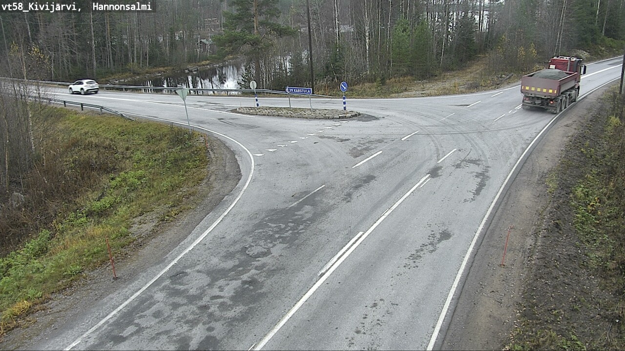 Kelikamerat Kuva Tie 58 Kivijärvi, Hannonsalmi, Kivijärvi, Keski-Suomi