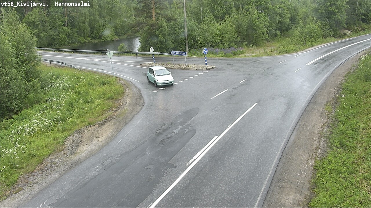 Weather Camera Image Väg 58 Kivijärvi, Hannonsalmi, Kivijärvi, Keski-Suomi