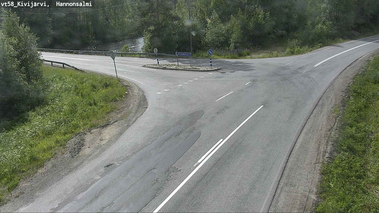 Kelikamerat Kuva Tie 58 Kivijärvi, Hannonsalmi, Kivijärvi, Keski-Suomi