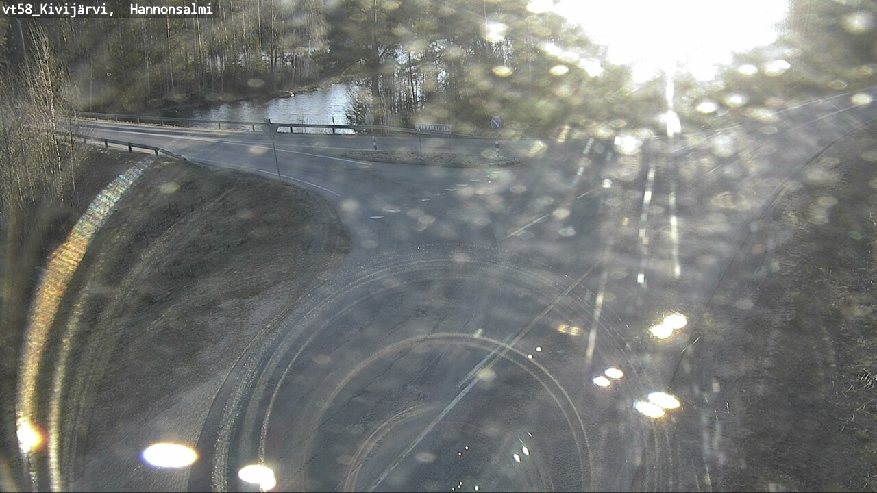Weather Camera Image Väg 58 Kivijärvi, Hannonsalmi, Kivijärvi, Keski-Suomi