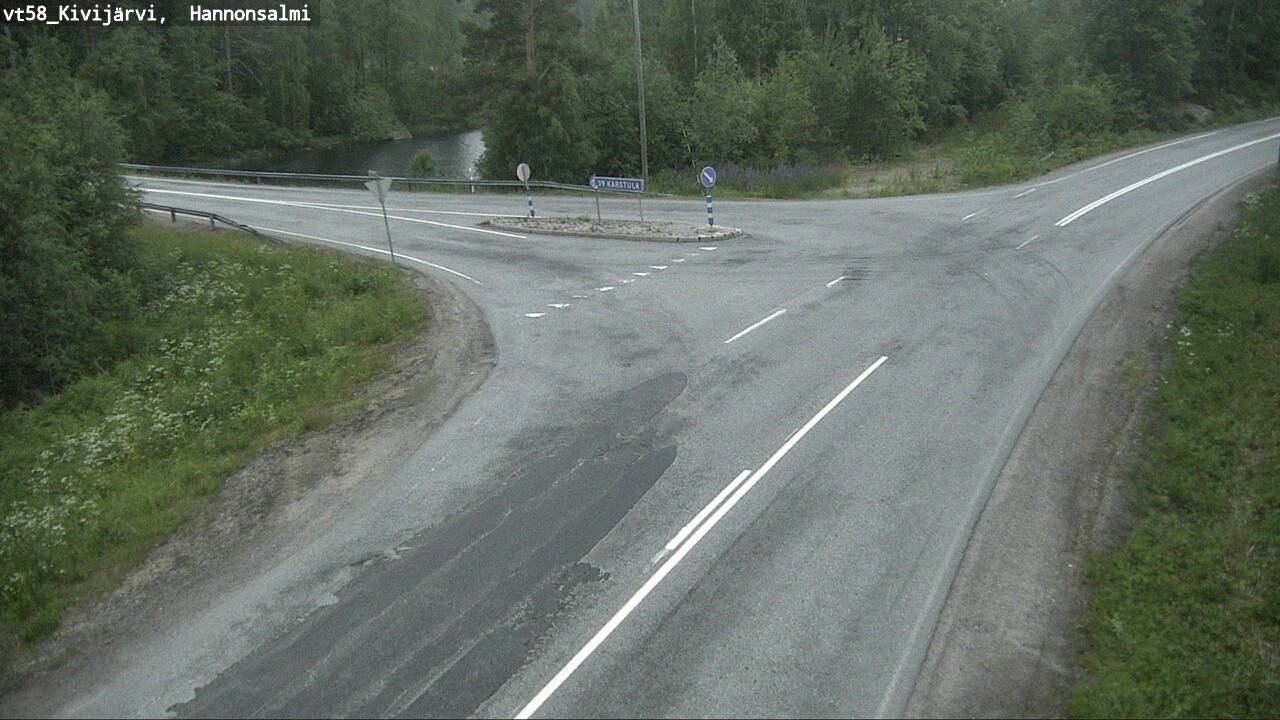 Kelikamerat Kuva Tie 58 Kivijärvi, Hannonsalmi, Kivijärvi, Keski-Suomi