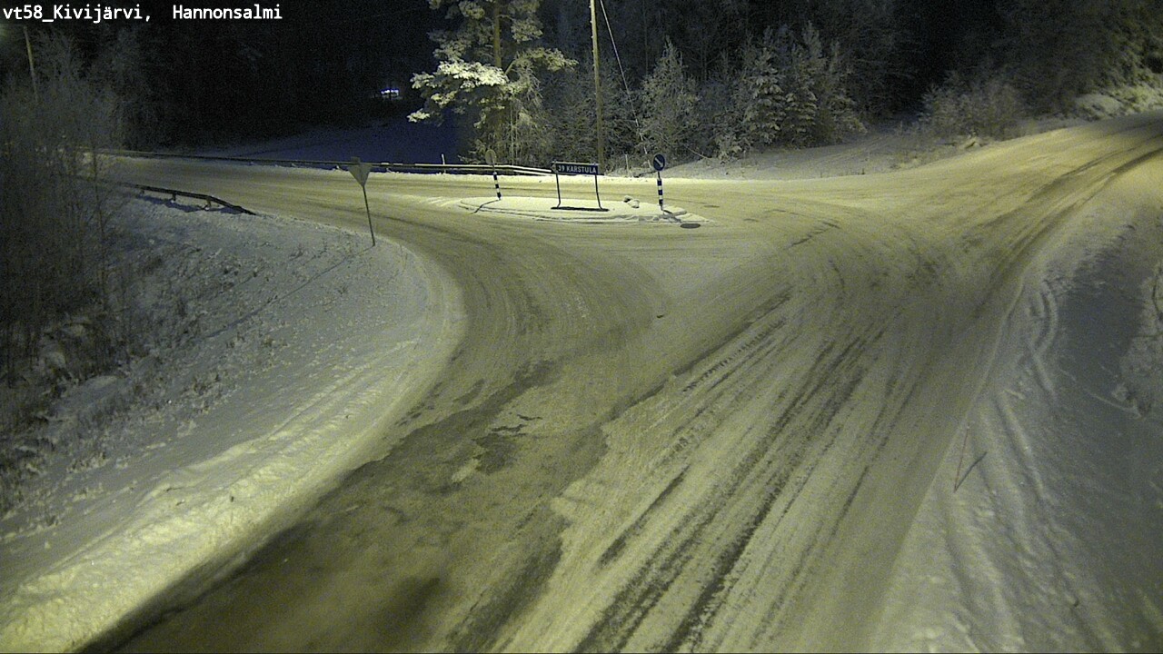 Kelikamerat Kuva Tie 58 Kivijärvi, Hannonsalmi, Kivijärvi, Keski-Suomi