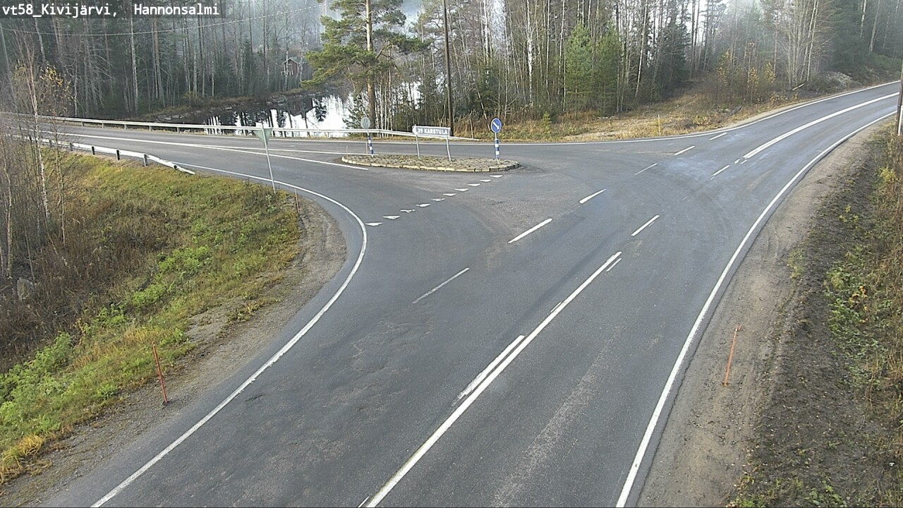 Kelikamerat Kuva Tie 58 Kivijärvi, Hannonsalmi, Kivijärvi, Keski-Suomi