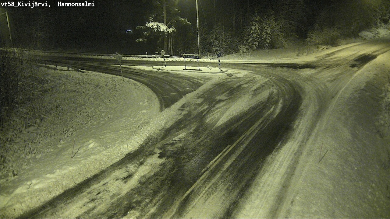 Kelikamerat Kuva Tie 58 Kivijärvi, Hannonsalmi, Kivijärvi, Keski-Suomi