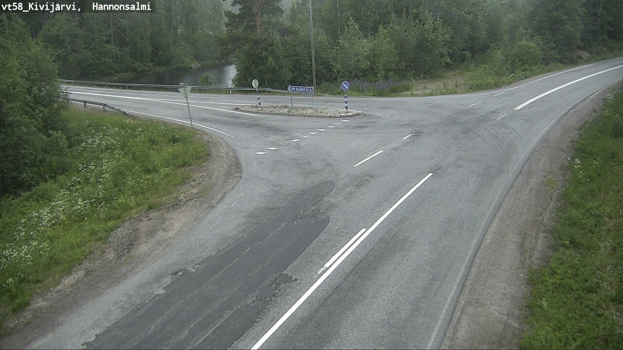 Kelikamerat Kuva Tie 58 Kivijärvi, Hannonsalmi, Kivijärvi, Keski-Suomi