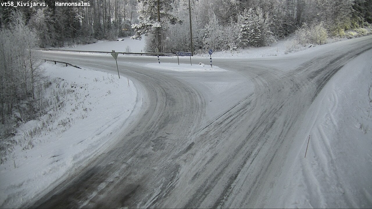 Kelikamerat Kuva Tie 58 Kivijärvi, Hannonsalmi, Kivijärvi, Keski-Suomi