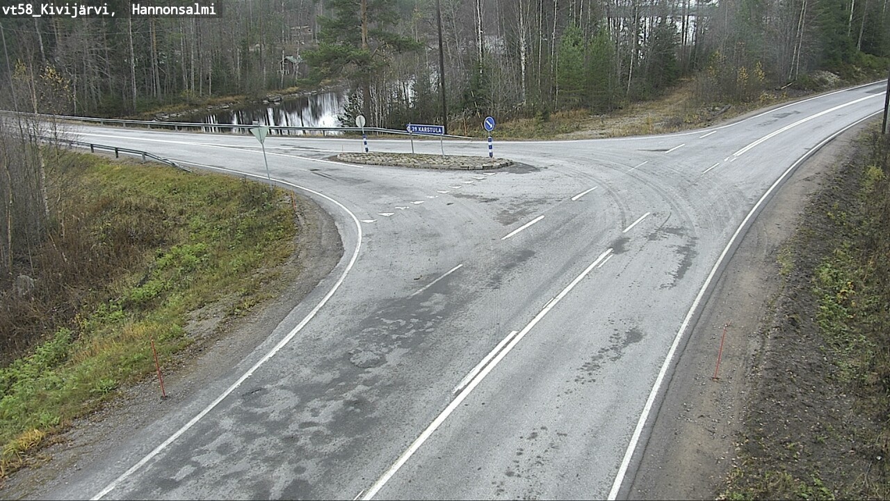 Kelikamerat Kuva Tie 58 Kivijärvi, Hannonsalmi, Kivijärvi, Keski-Suomi