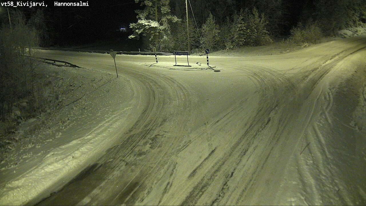 Kelikamerat Kuva Tie 58 Kivijärvi, Hannonsalmi, Kivijärvi, Keski-Suomi