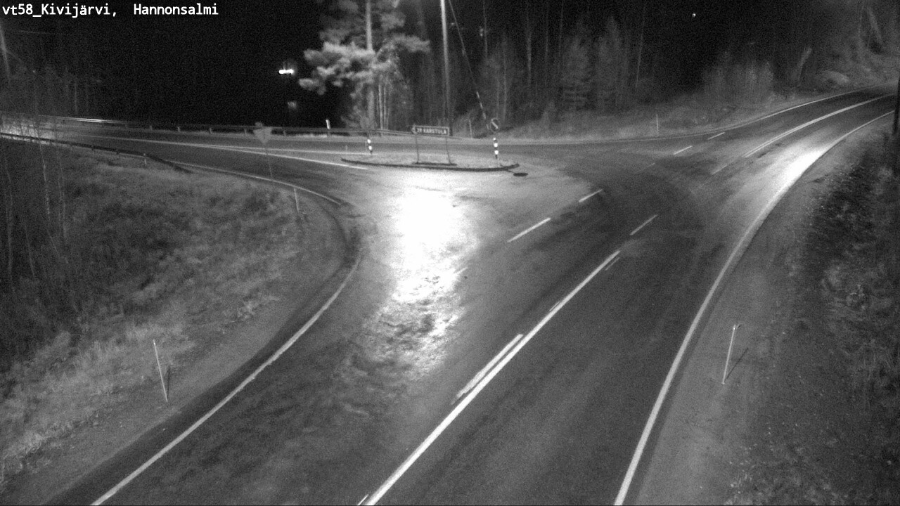 Kelikamerat Kuva Tie 58 Kivijärvi, Hannonsalmi, Kivijärvi, Keski-Suomi