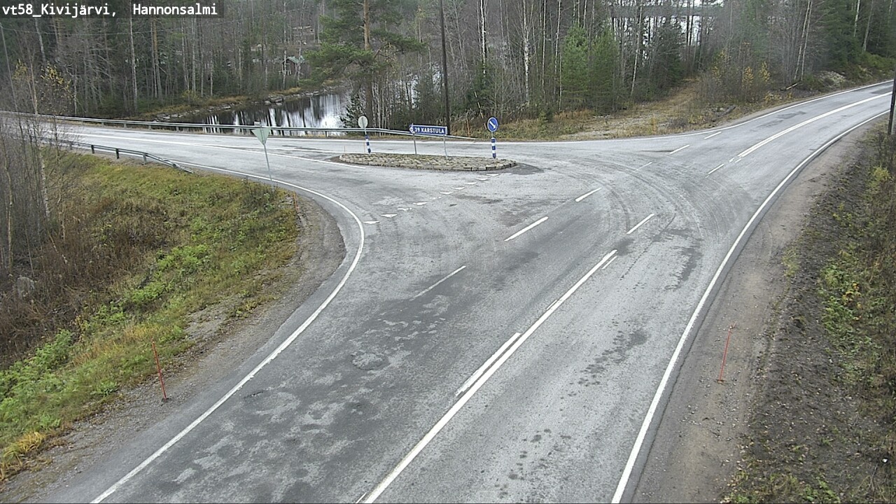Kelikamerat Kuva Tie 58 Kivijärvi, Hannonsalmi, Kivijärvi, Keski-Suomi