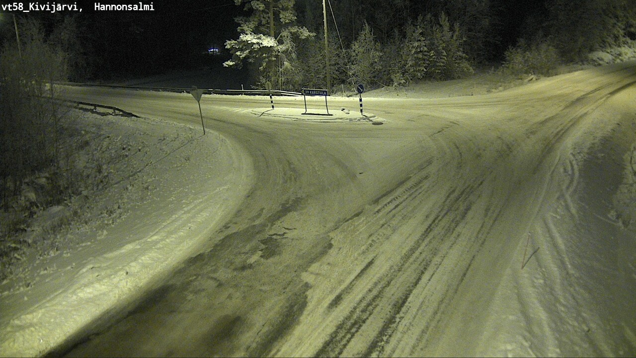 Kelikamerat Kuva Tie 58 Kivijärvi, Hannonsalmi, Kivijärvi, Keski-Suomi