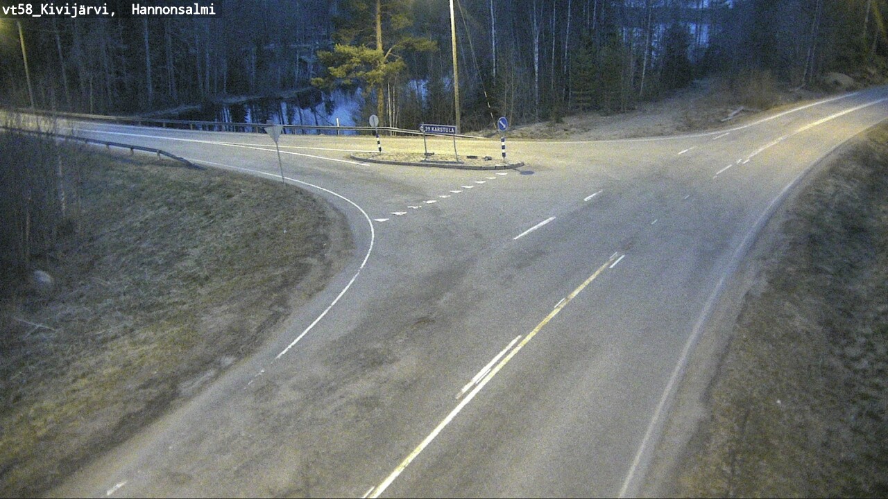 Kelikamerat Kuva Tie 58 Kivijärvi, Hannonsalmi, Kivijärvi, Keski-Suomi
