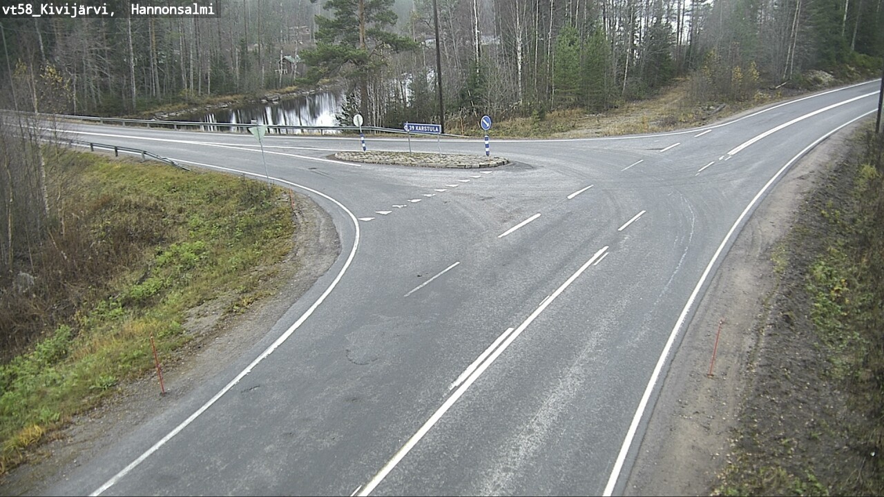 Kelikamerat Kuva Tie 58 Kivijärvi, Hannonsalmi, Kivijärvi, Keski-Suomi