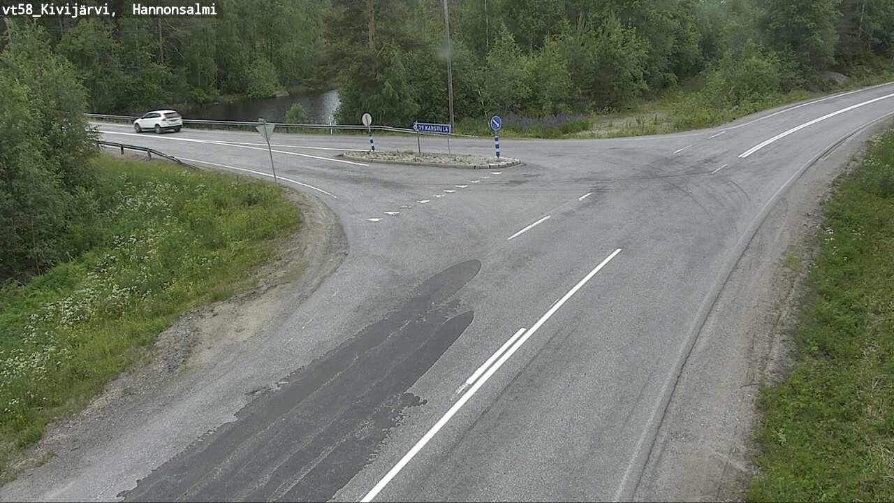Kelikamerat Kuva Tie 58 Kivijärvi, Hannonsalmi, Kivijärvi, Keski-Suomi