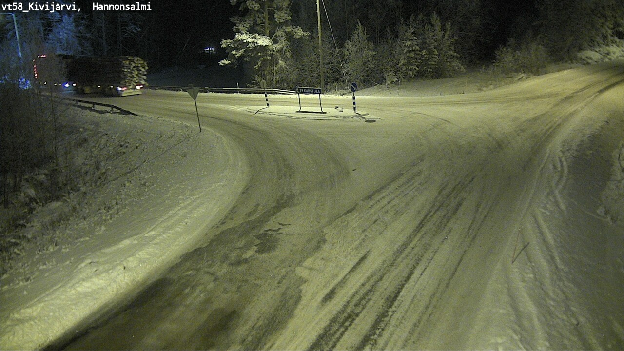 Kelikamerat Kuva Tie 58 Kivijärvi, Hannonsalmi, Kivijärvi, Keski-Suomi