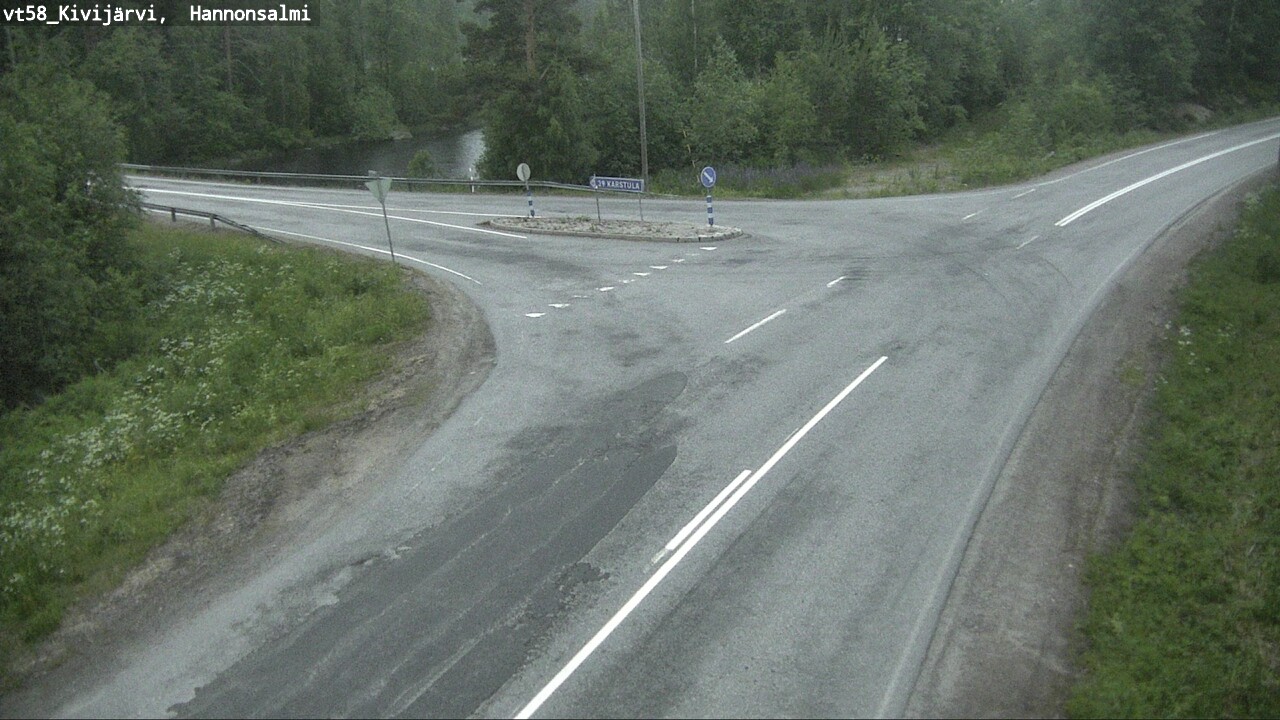 Kelikamerat Kuva Tie 58 Kivijärvi, Hannonsalmi, Kivijärvi, Keski-Suomi