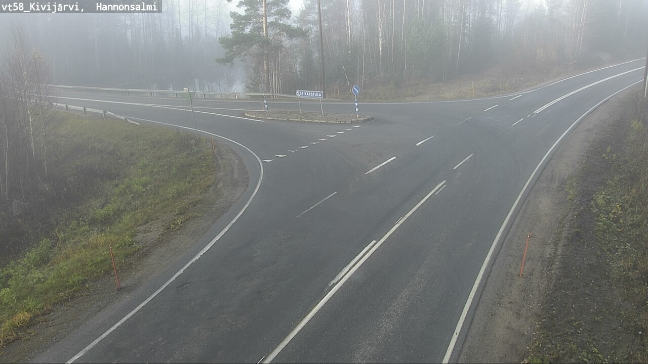 Kelikamerat Kuva Tie 58 Kivijärvi, Hannonsalmi, Kivijärvi, Keski-Suomi