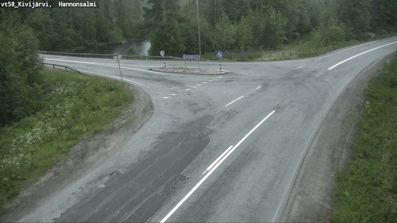 Kelikamerat Kuva Tie 58 Kivijärvi, Hannonsalmi, Kivijärvi, Keski-Suomi