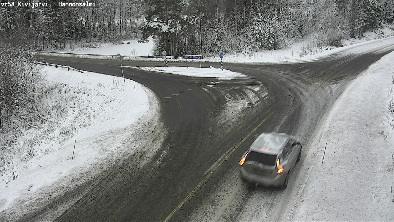Kelikamerat Kuva Tie 58 Kivijärvi, Hannonsalmi, Kivijärvi, Keski-Suomi