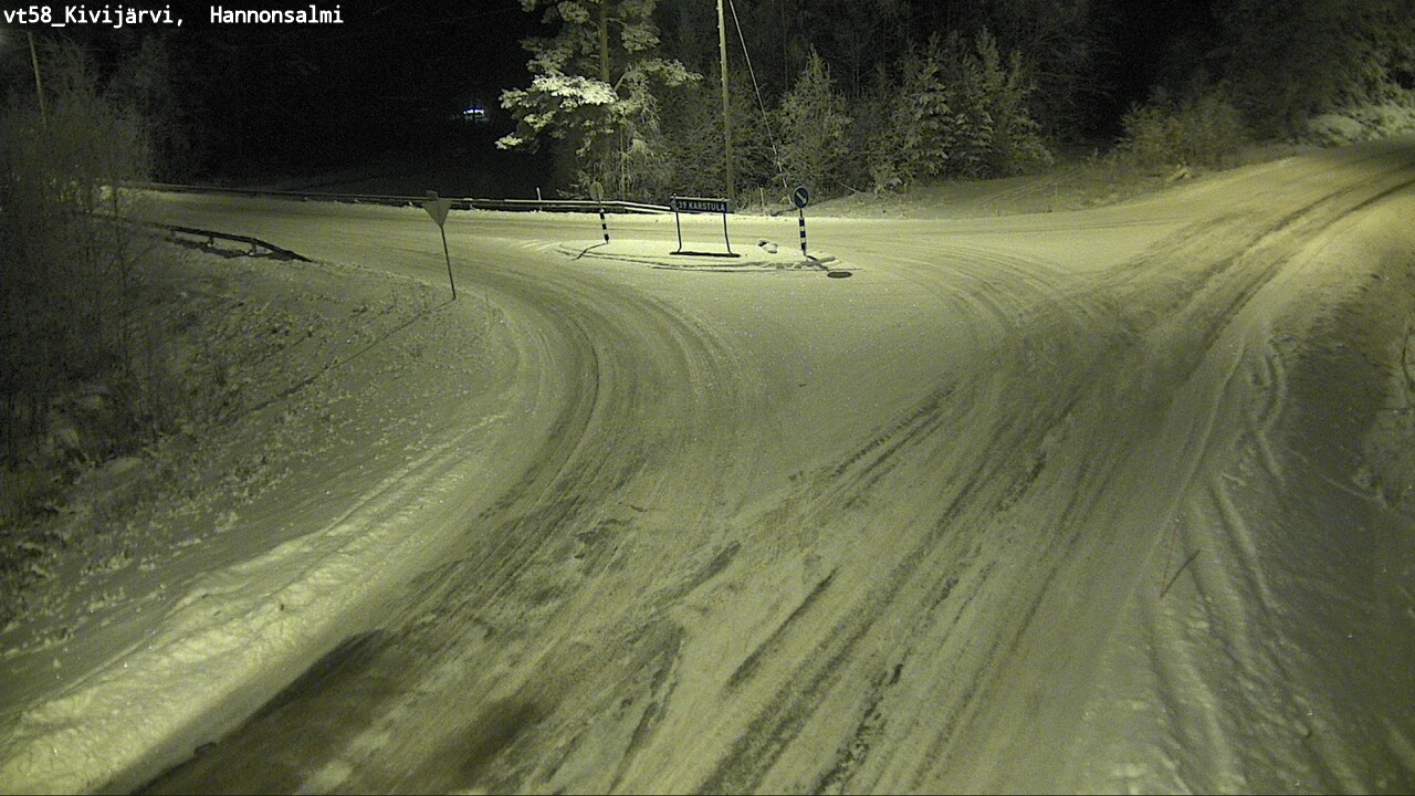 Kelikamerat Kuva Tie 58 Kivijärvi, Hannonsalmi, Kivijärvi, Keski-Suomi