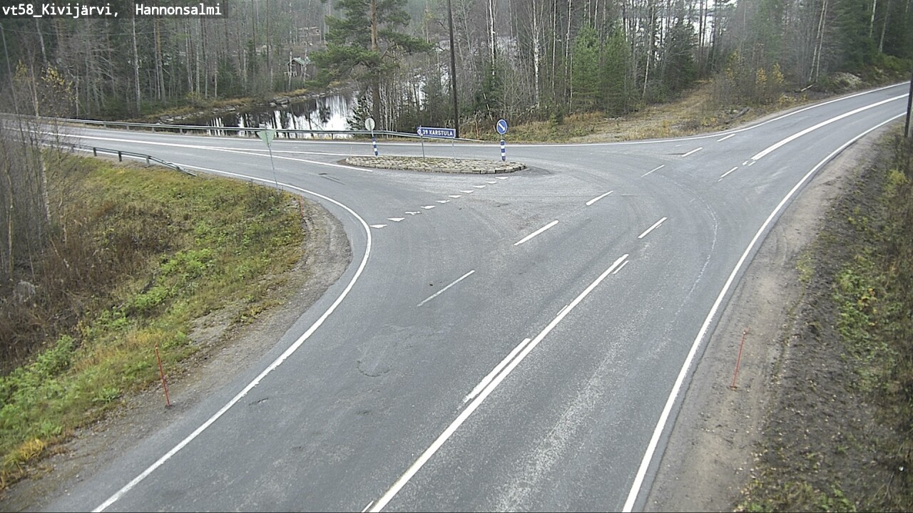 Kelikamerat Kuva Tie 58 Kivijärvi, Hannonsalmi, Kivijärvi, Keski-Suomi