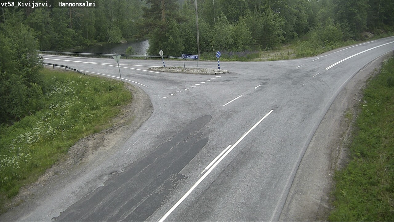 Kelikamerat Kuva Tie 58 Kivijärvi, Hannonsalmi, Kivijärvi, Keski-Suomi
