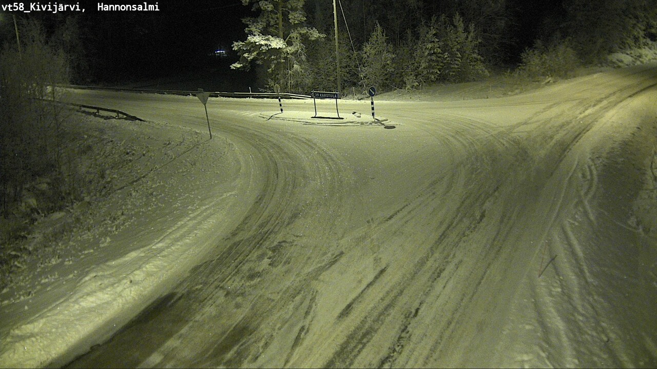 Kelikamerat Kuva Tie 58 Kivijärvi, Hannonsalmi, Kivijärvi, Keski-Suomi