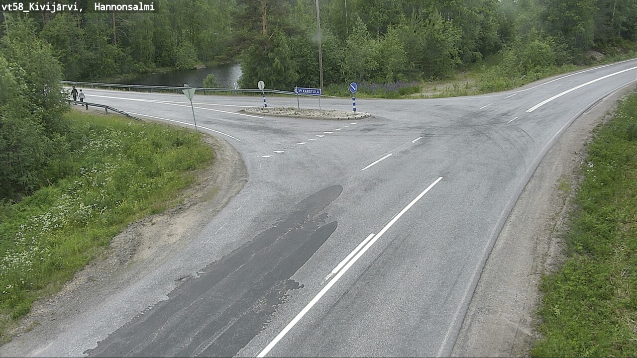 Kelikamerat Kuva Tie 58 Kivijärvi, Hannonsalmi, Kivijärvi, Keski-Suomi