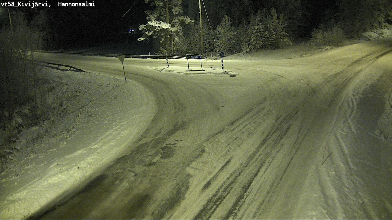 Kelikamerat Kuva Tie 58 Kivijärvi, Hannonsalmi, Kivijärvi, Keski-Suomi