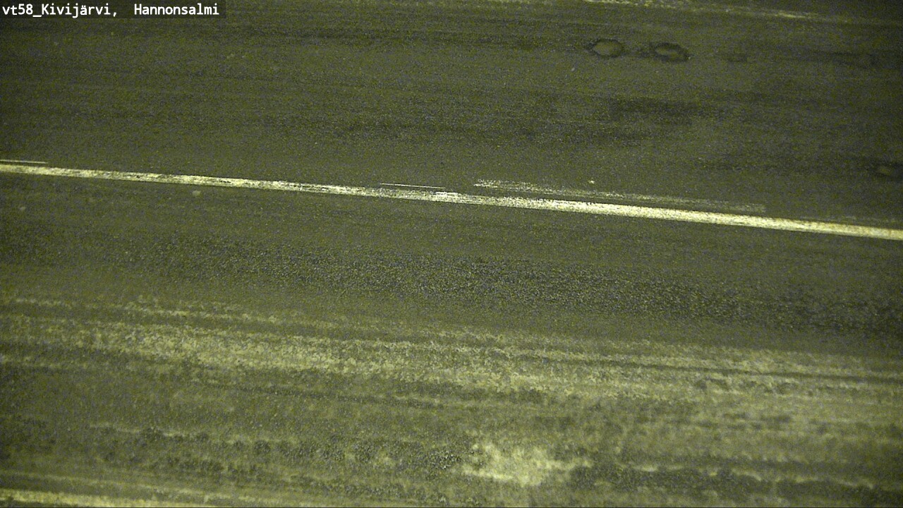 Weather Camera Image Väg 58 Kivijärvi, Hannonsalmi, Kivijärvi, Keski-Suomi