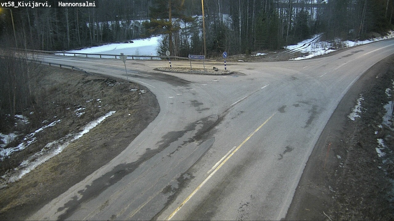 Kelikamerat Kuva Tie 58 Kivijärvi, Hannonsalmi, Kivijärvi, Keski-Suomi