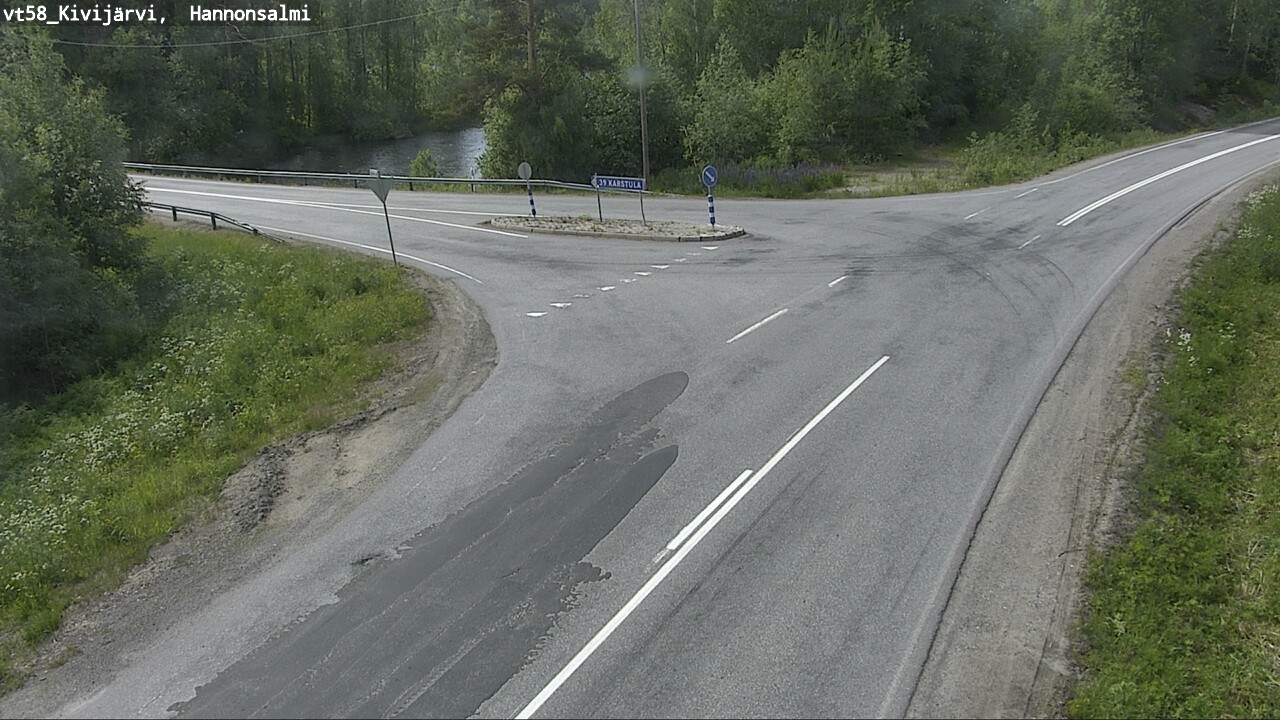 Kelikamerat Kuva Tie 58 Kivijärvi, Hannonsalmi, Kivijärvi, Keski-Suomi