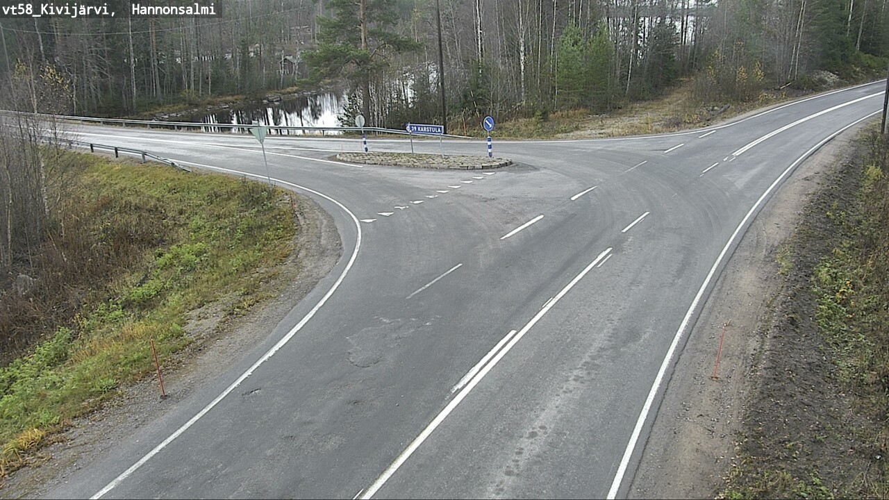 Kelikamerat Kuva Tie 58 Kivijärvi, Hannonsalmi, Kivijärvi, Keski-Suomi