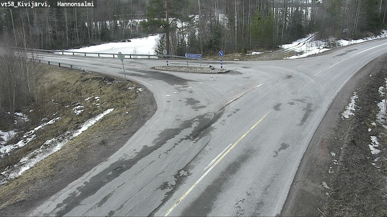 Kelikamerat Kuva Tie 58 Kivijärvi, Hannonsalmi, Kivijärvi, Keski-Suomi