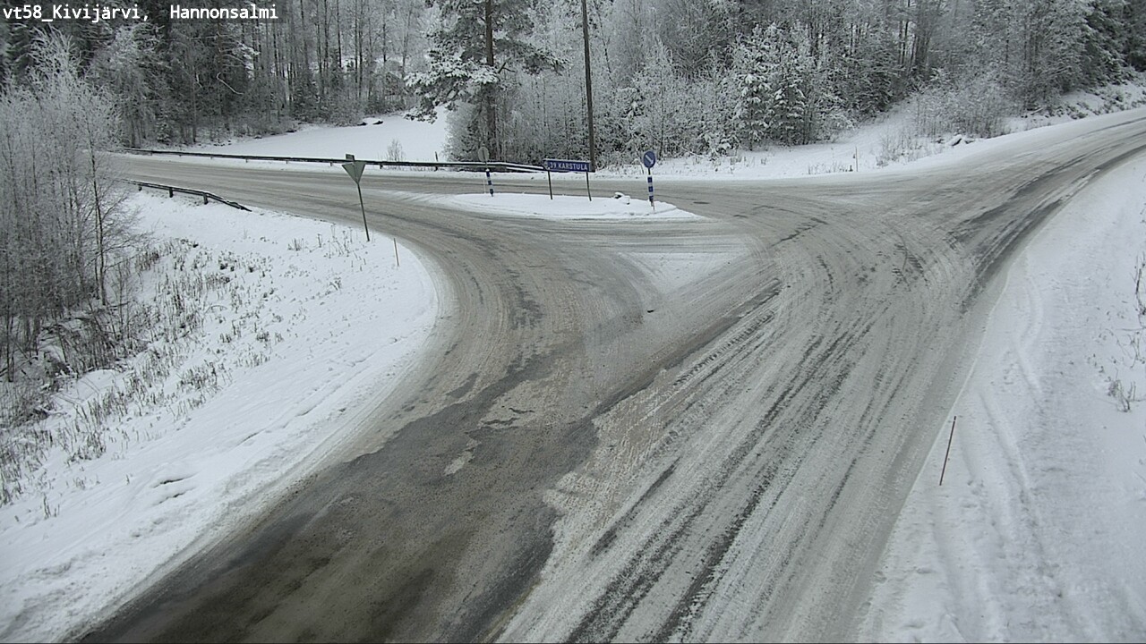 Kelikamerat Kuva Tie 58 Kivijärvi, Hannonsalmi, Kivijärvi, Keski-Suomi