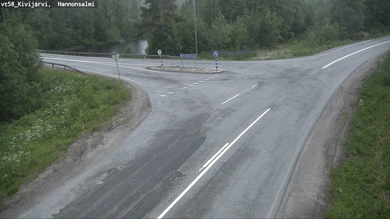 Kelikamerat Kuva Tie 58 Kivijärvi, Hannonsalmi, Kivijärvi, Keski-Suomi