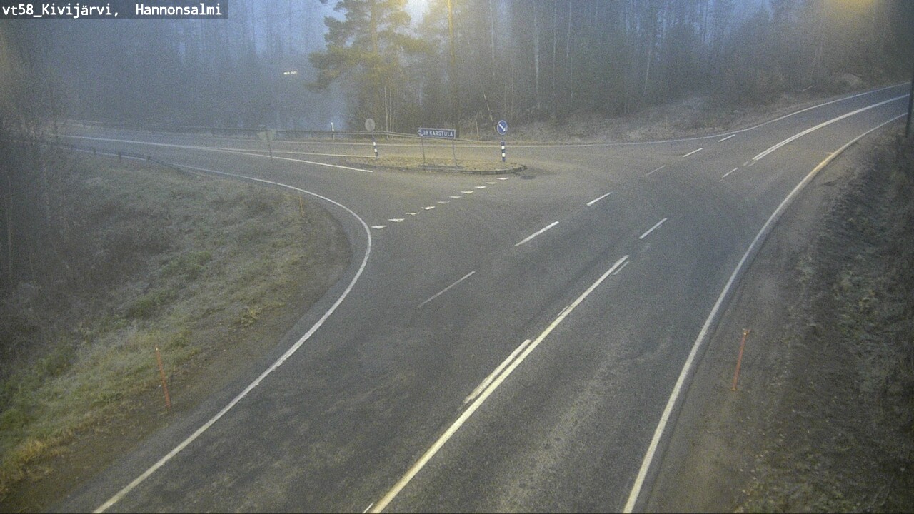 Kelikamerat Kuva Tie 58 Kivijärvi, Hannonsalmi, Kivijärvi, Keski-Suomi