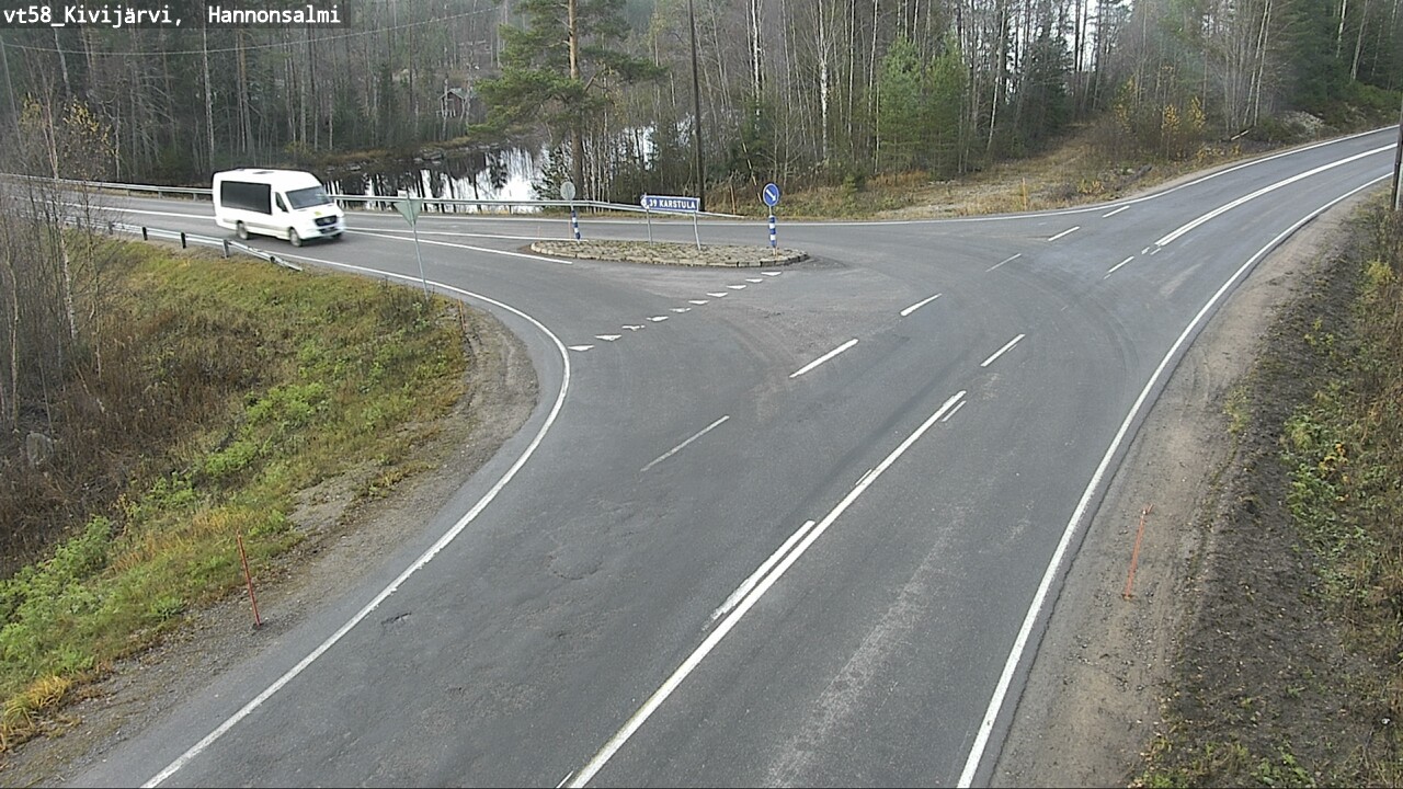 Kelikamerat Kuva Tie 58 Kivijärvi, Hannonsalmi, Kivijärvi, Keski-Suomi