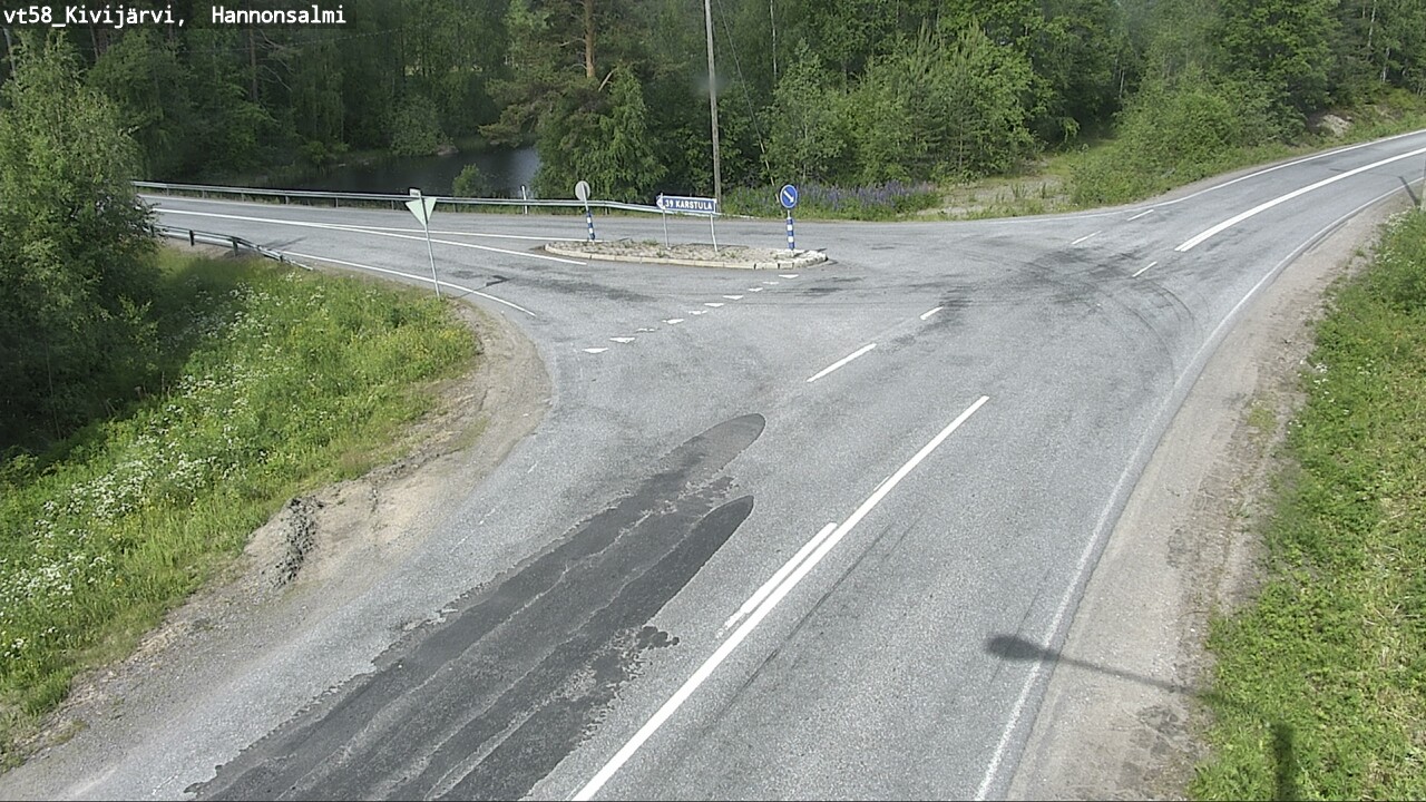 Kelikamerat Kuva Tie 58 Kivijärvi, Hannonsalmi, Kivijärvi, Keski-Suomi
