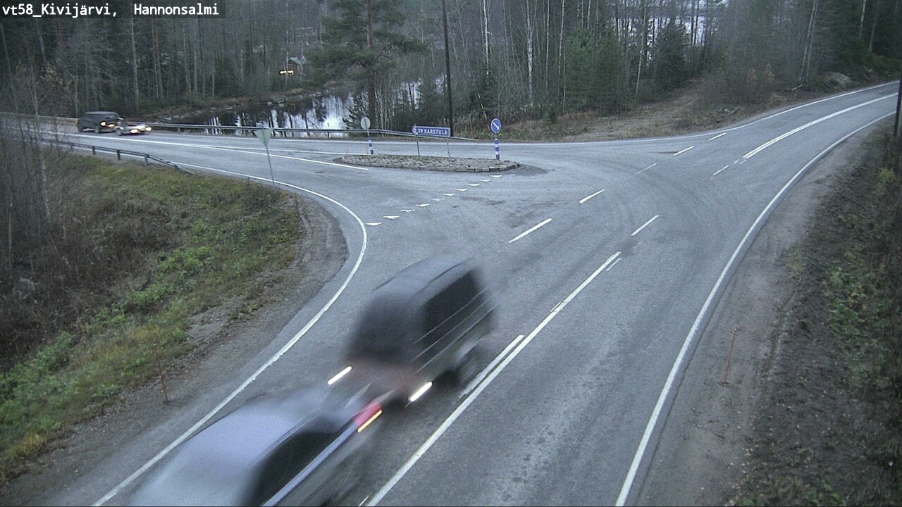 Kelikamerat Kuva Tie 58 Kivijärvi, Hannonsalmi, Kivijärvi, Keski-Suomi