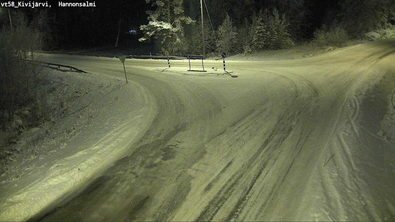Kelikamerat Kuva Tie 58 Kivijärvi, Hannonsalmi, Kivijärvi, Keski-Suomi