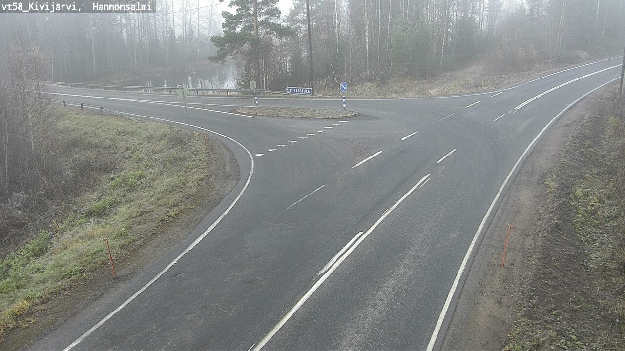 Kelikamerat Kuva Tie 58 Kivijärvi, Hannonsalmi, Kivijärvi, Keski-Suomi